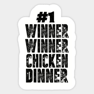 Winner Winner Chicken Dinner PUBG - Player's unknown Sticker